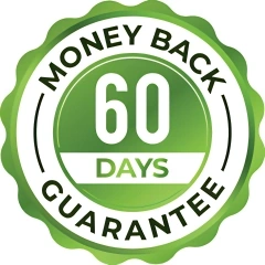 Urovance 60 day satisfaction money back guarantee badge USA